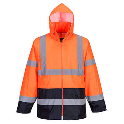 Hi-Vis Contrast Classic Rain Jacket on Jaywab Solutions