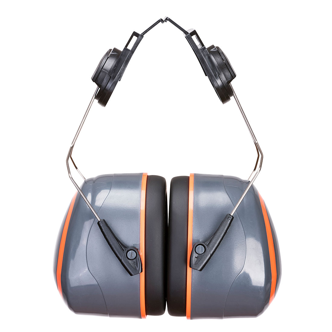 PW62 - HV Extreme Ear Defenders High Clip-On Grey/Orange | Personal Protective Equipment (PPE) Product on Jaywab Solutions